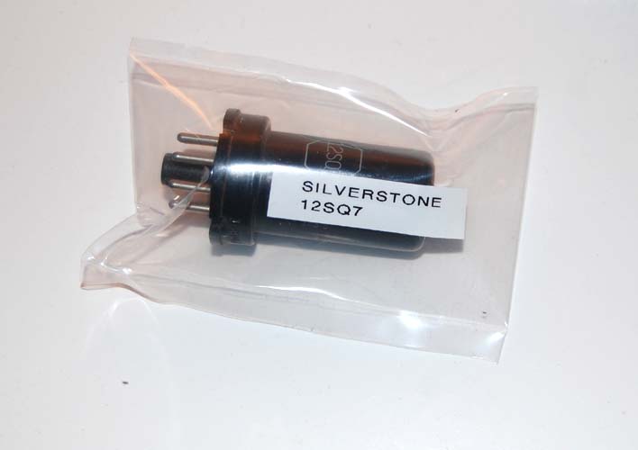 Vintage Silverstone Electron Tube 12SQ7 1950's