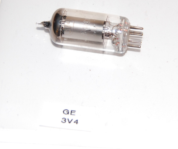 Vintage GE 3V4 Electron Tube - 1950's