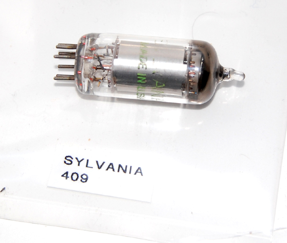 Vintage Sylvania 409 Electron Tube - 1950's