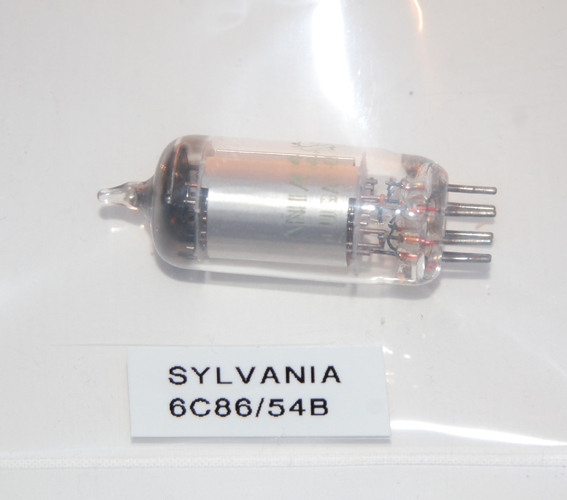 Vintage Sylvania 6C86/54B  Electron Tube - 1950's