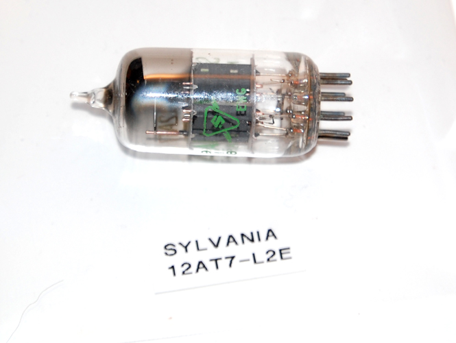 Vintage Sylvania  12AT7/L2E Electron Radio Tube - 1950's