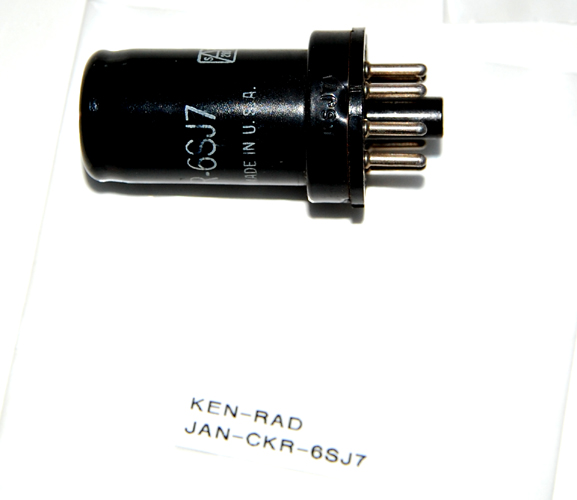 Vintage KEN-RAD JAN-CKR-6SJ7  Electron Radio Tube