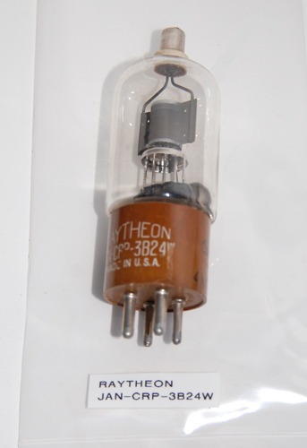 Vintage Raytheon JAN-CRP-3B24W  Electron Radio Tube