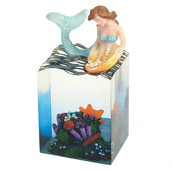 5in Mermaid Treasure Water Scene LED