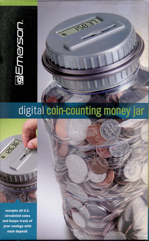 Emerson Digital Counting Money Jar