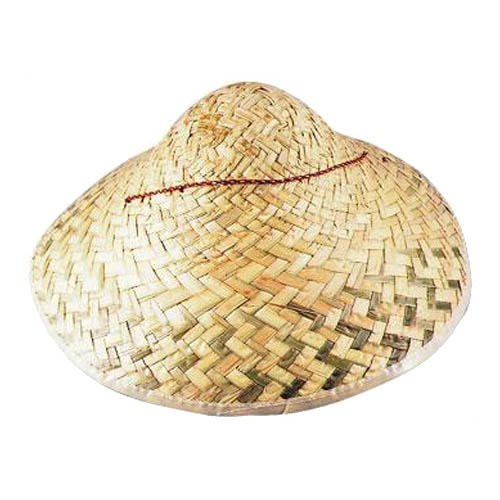 Straw Coolie Hat [15.5in]