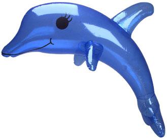Inflatable Transparent Dolphin