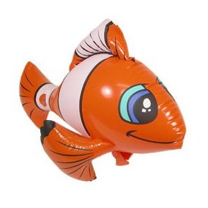 Inflatable Tropical Clown Fish [24in]