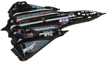 Inflatable SR-71 Blackbird Jet