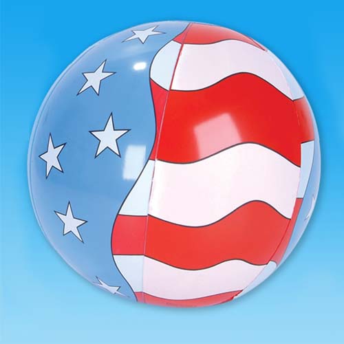 USA Flag Beach Ball 16