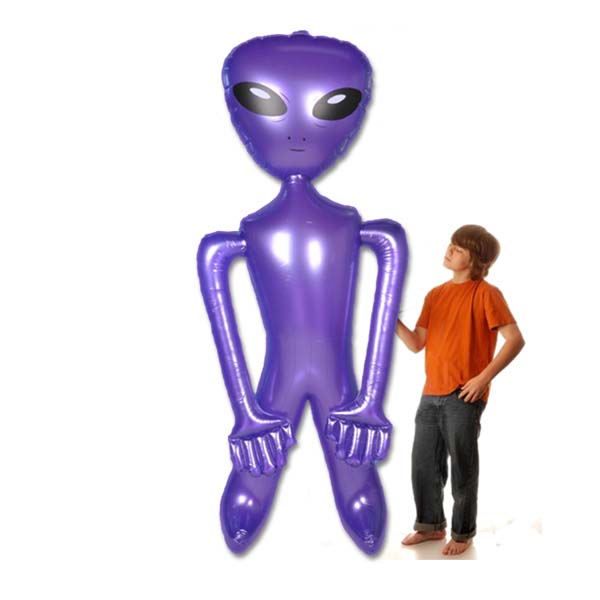 Super Giant 72 in Purple Alien Inflate - 6 foot