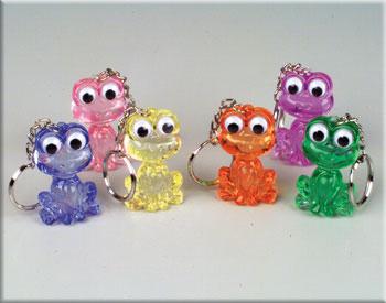 Acrylic Frog Key Chain - Various Colors