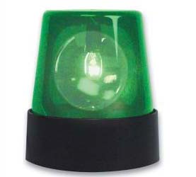 Green Police Beacon Light (7inches)