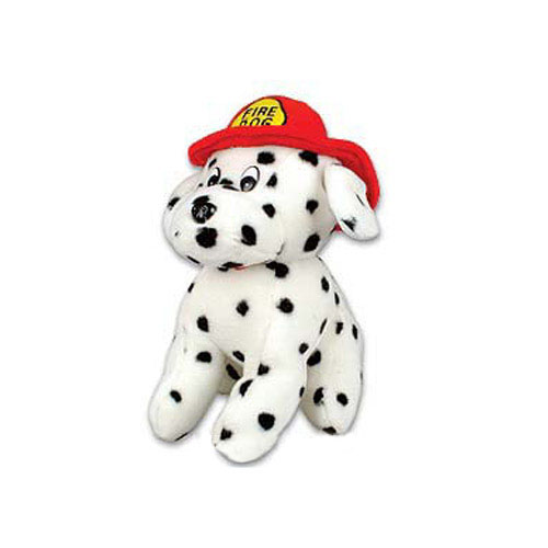 10 inch Fire Dog w/ Fire Hat