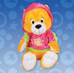 15in Texting Plush Bear w/ Pink Outfit