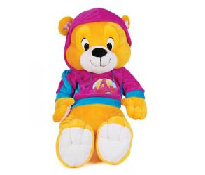 15in Texting Plush Bear w/ Purple Outfit