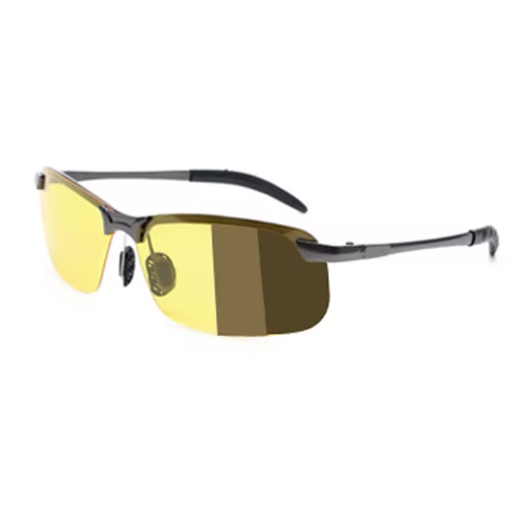 Photochromic UV400 Frameless, Driving Glasses - Yellow Lens