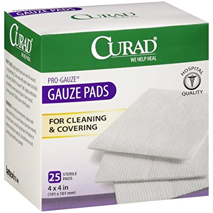 Curad Pro-Gauze Sterile Pads, 4