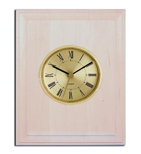 Antique Bead Wood Finish clock w/ 3 inch dial
