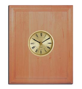 Blonde Bead Wood Finish clock w/ 2 inch dial