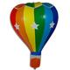 shopbestlove: Multi Colored Hot Air Balloon Inflatable w/ Stars [20in]