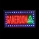 shopbestlove: Game Room LED motion Sign [19in x 10in]