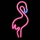shopbestlove: Neon Flamingo Sign Lamp