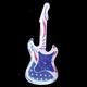 shopbestlove: 30in Neon USA Guitar Clock W/ Power