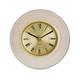 shopbestlove: Antique bead wood finish clock w/ 3 inch dial