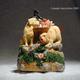 shopbestlove: Two Puppy Play Scene Figures With Music Box - Hand Painted